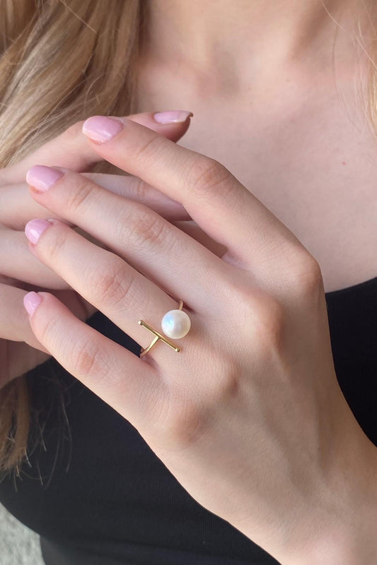 Doğal İnci Yüzük