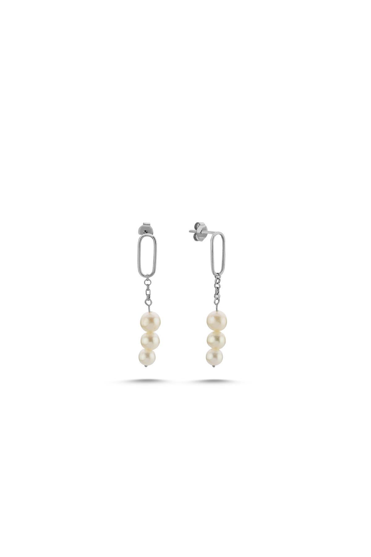 Sallanan Tatlı Su Doğal İnci Küpe