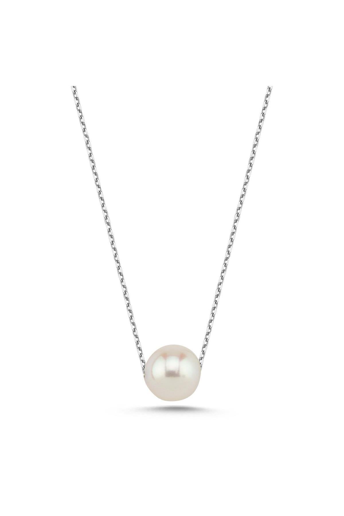 Tek Taneli Doğal İnci Kolye