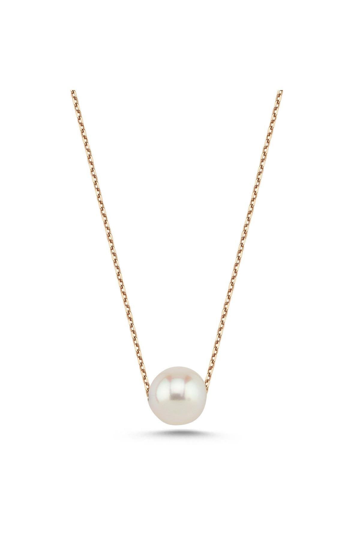 Tek Taneli Doğal İnci Kolye