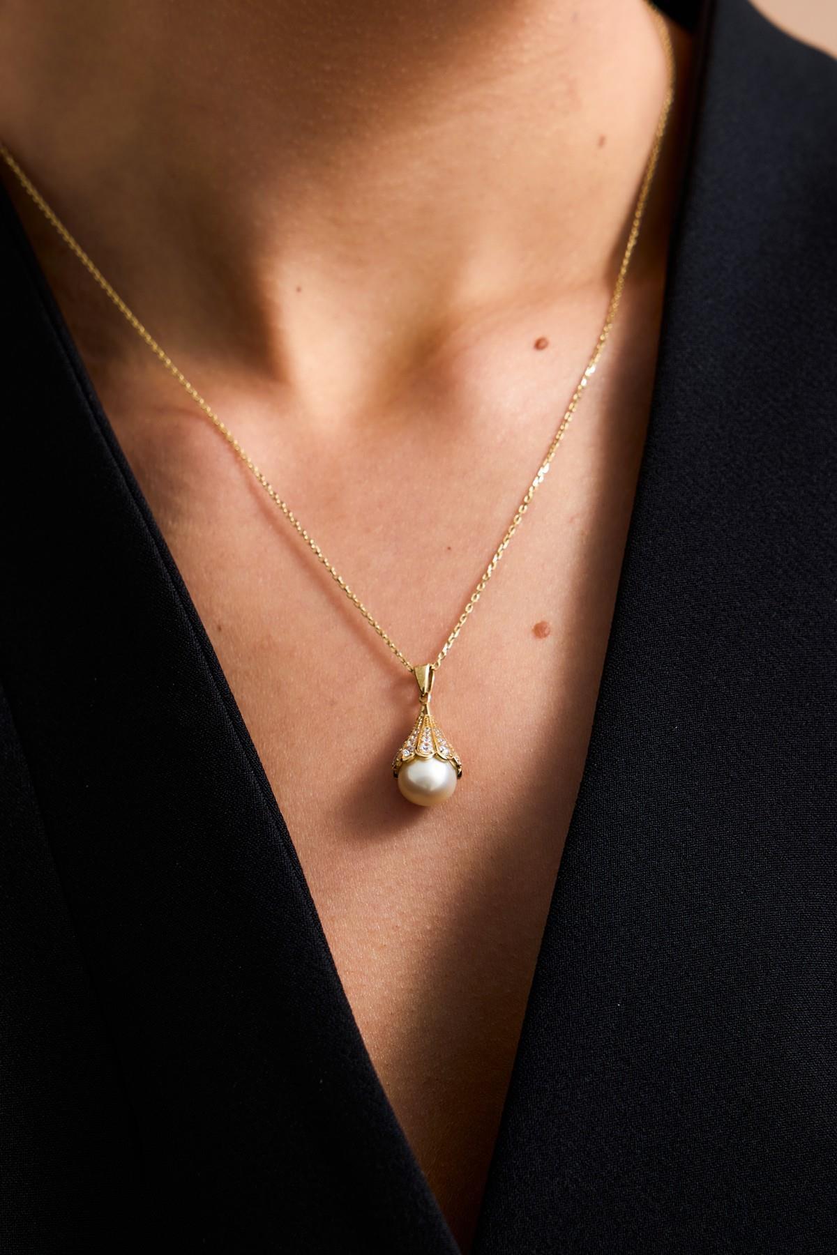 Ampul Modelli Doğal İncili Küpe Kolye Yüzük Üçlü Set