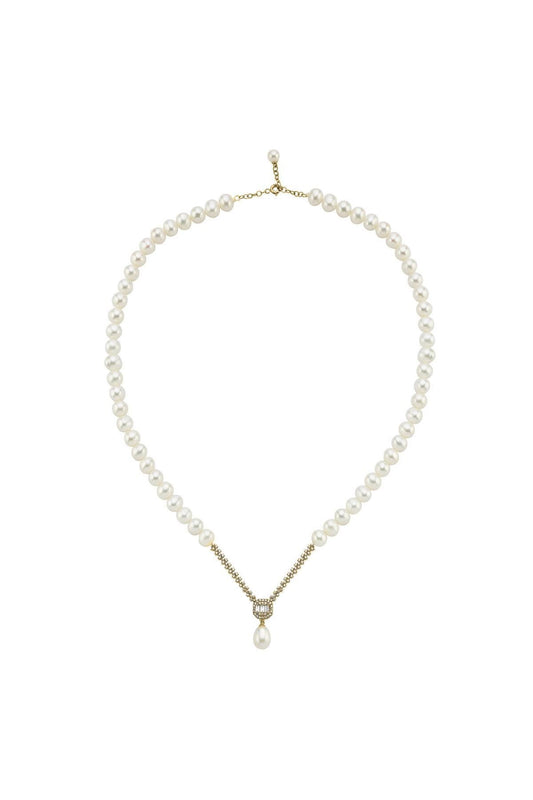 Baget Doğal İnci Kolye