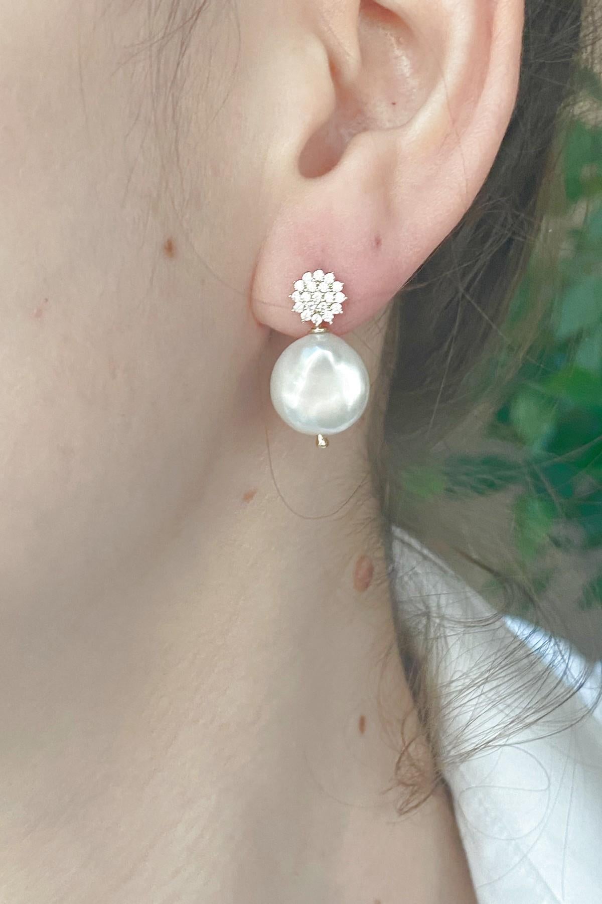 Barok Doğal İnci Küpe