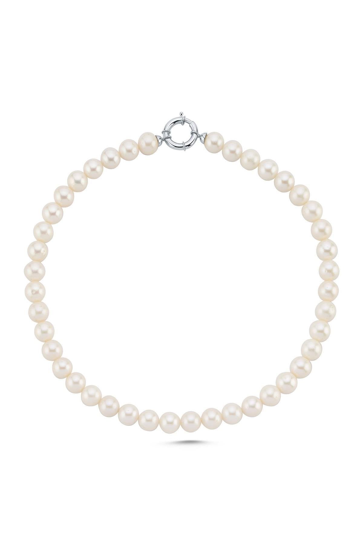 Denizci Kilit Doğal İnci Kolye