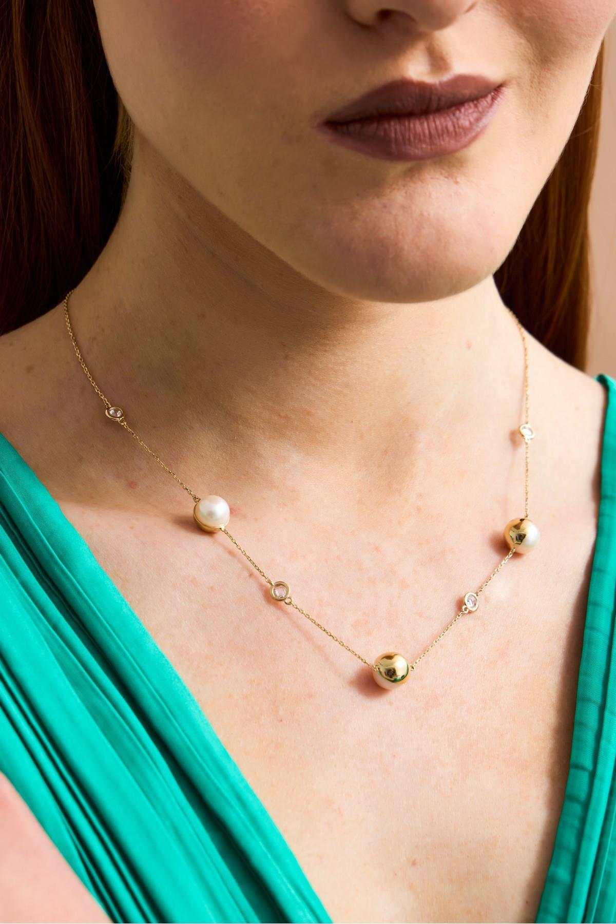 Doğal İncili Kolye