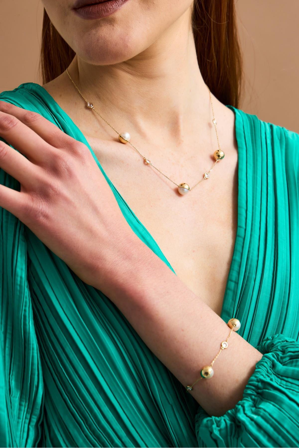 Doğal İncili Kolye