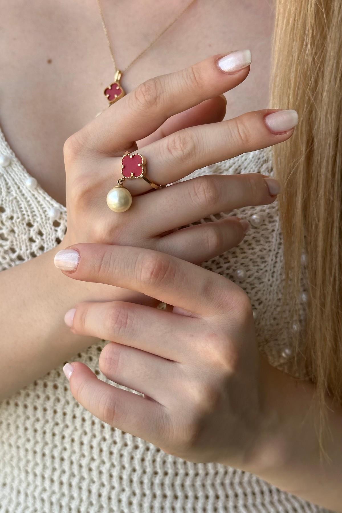 Doğal İnci Yüzük