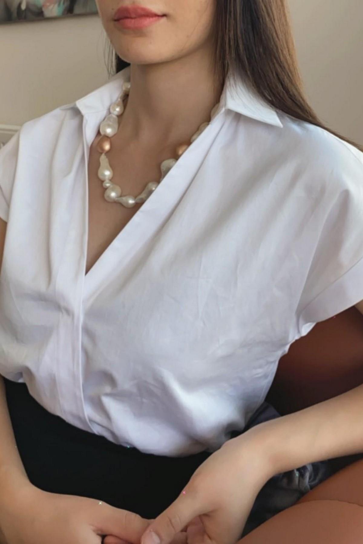 Barok Doğal İnci Kolye