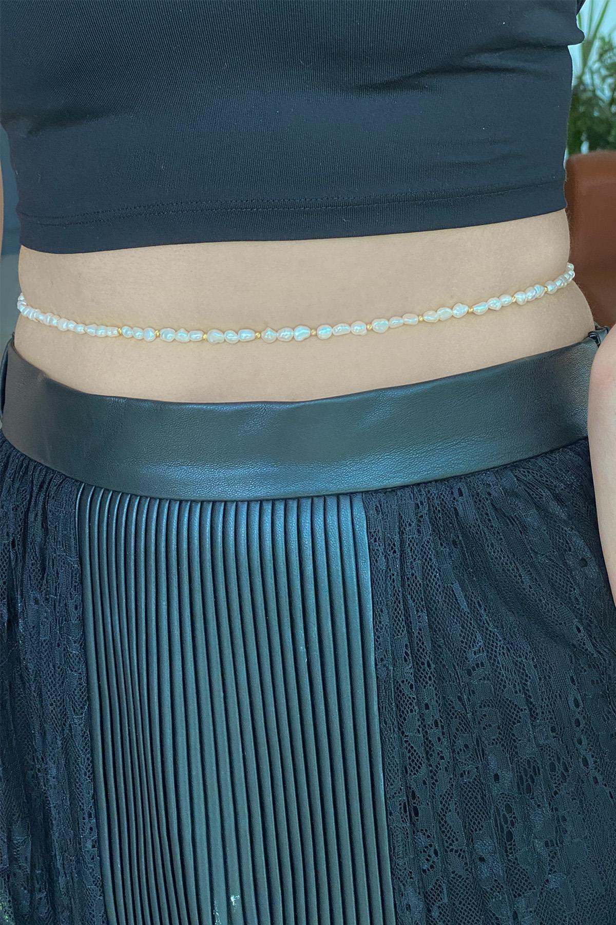 Barok İnci Dorikalı Kemer