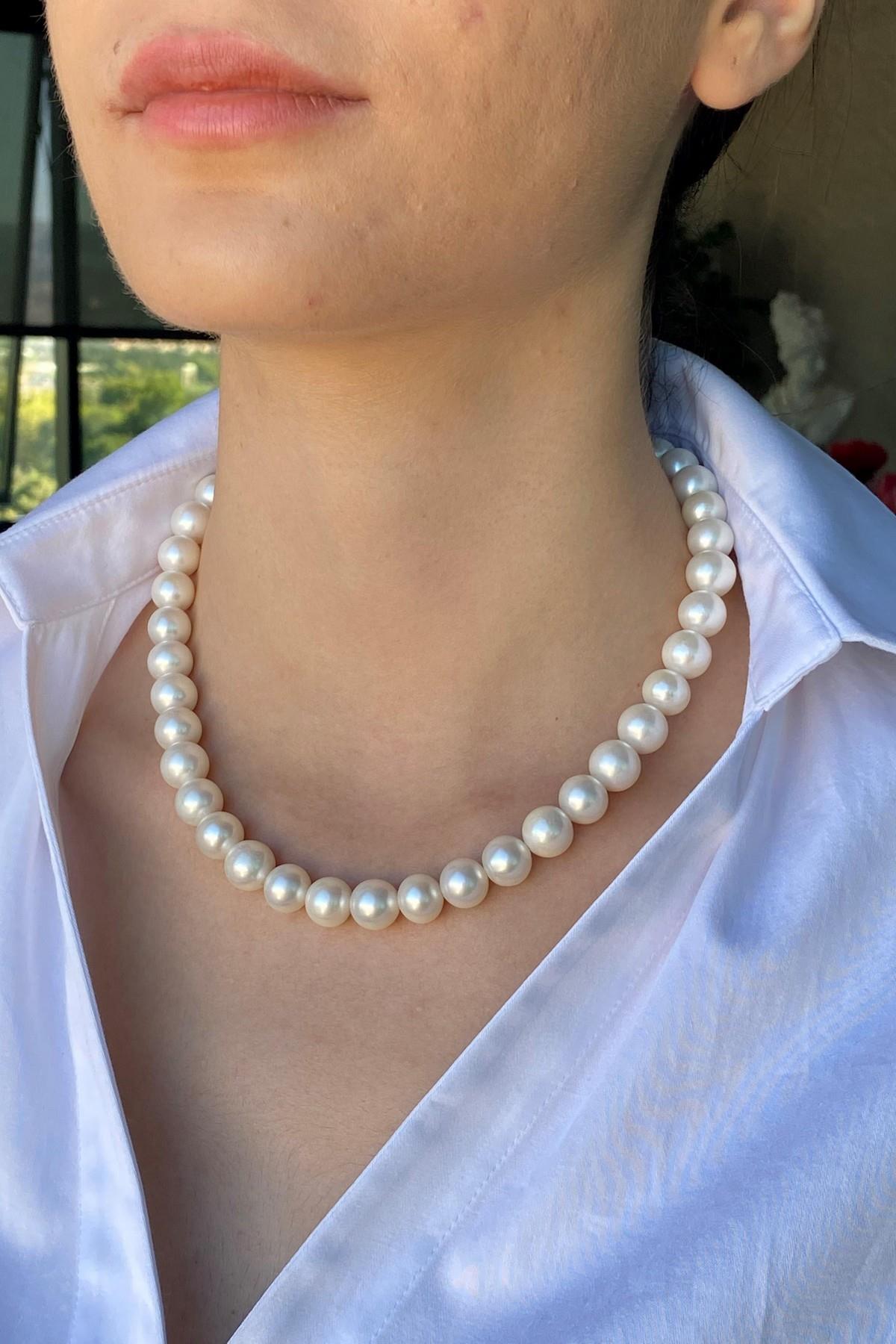 Doğal Tatlı Su İncisi Kolye