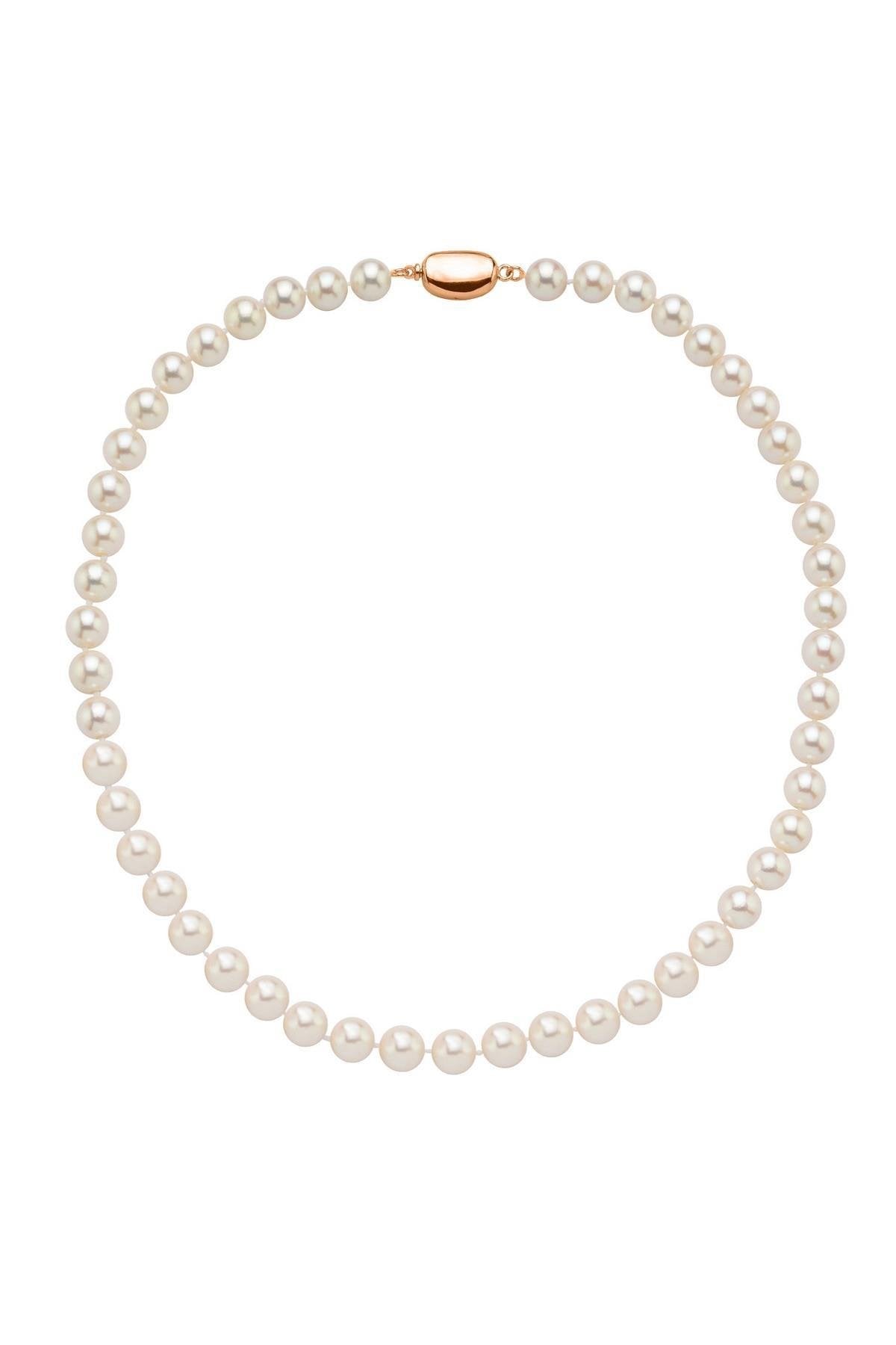 Düğümlü Ara Sıralı Doğal İnci Kolye