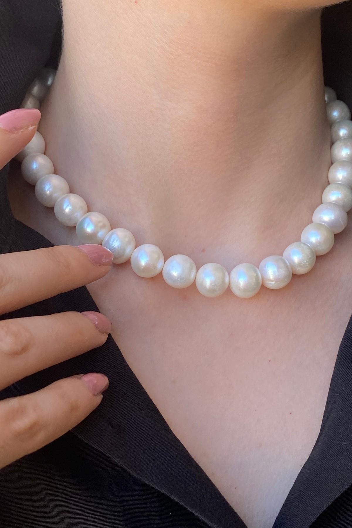 Sıralı Doğal İnci Kolye