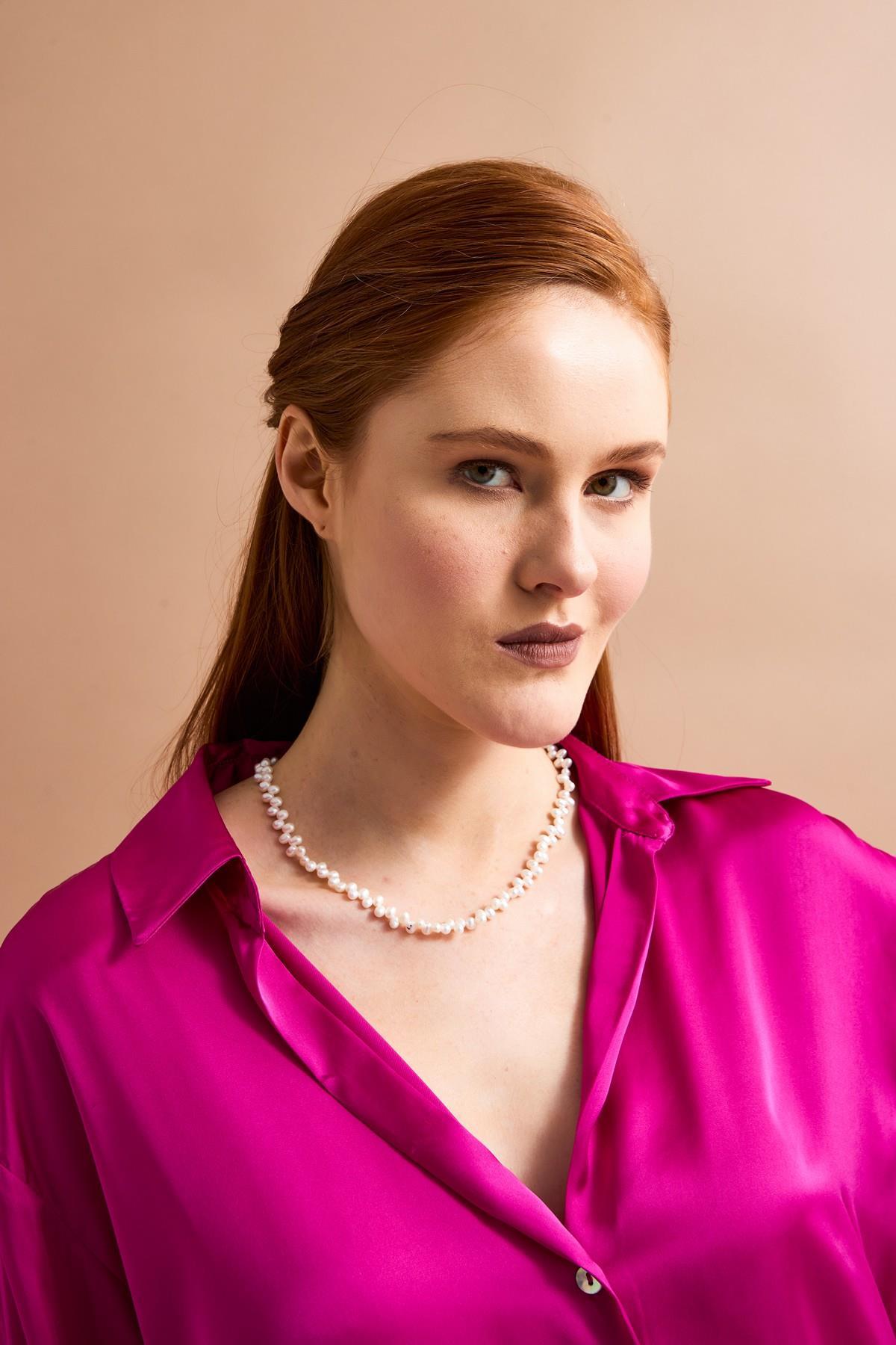 Barok Doğal İnci Kolye