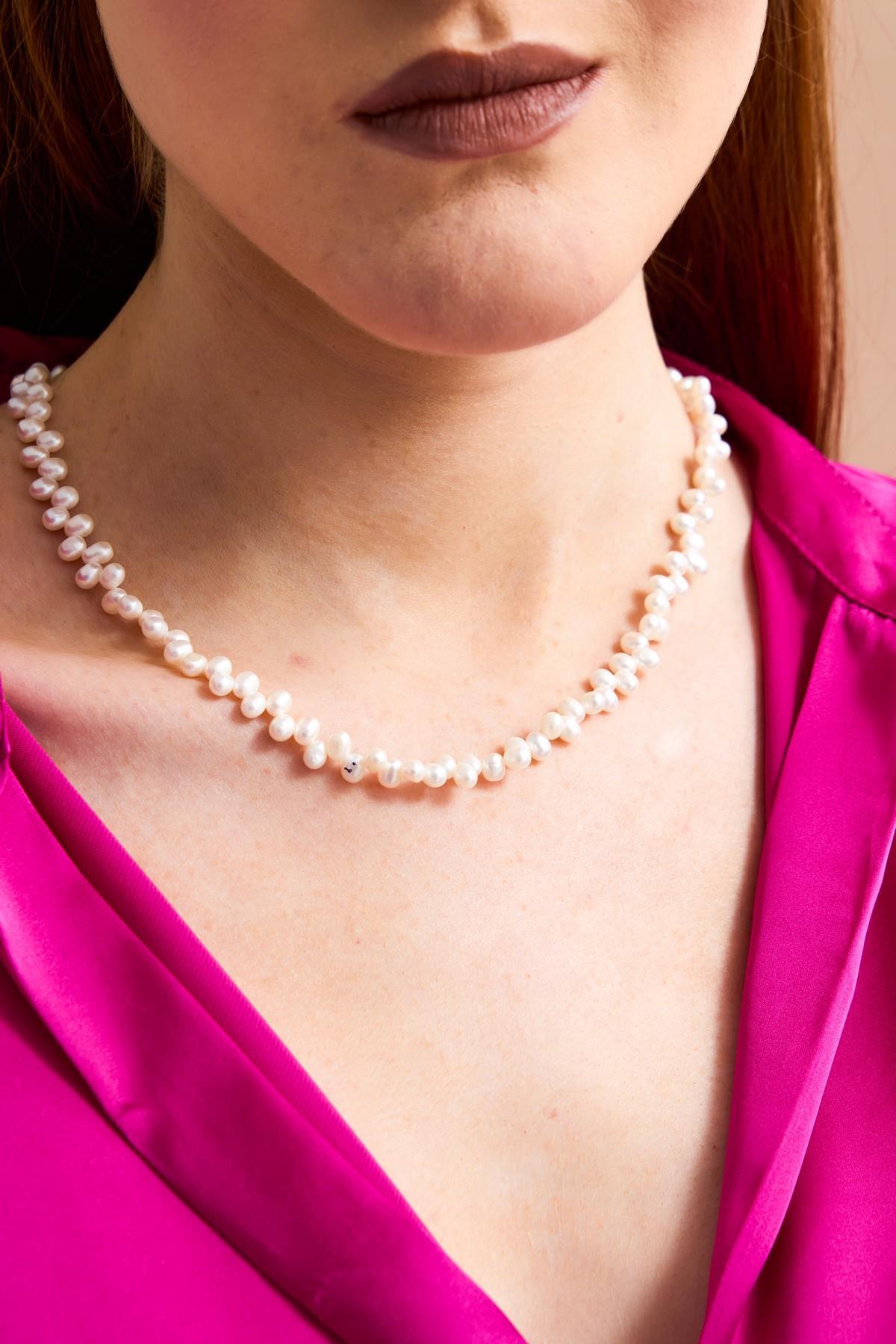 Barok Doğal İnci Kolye