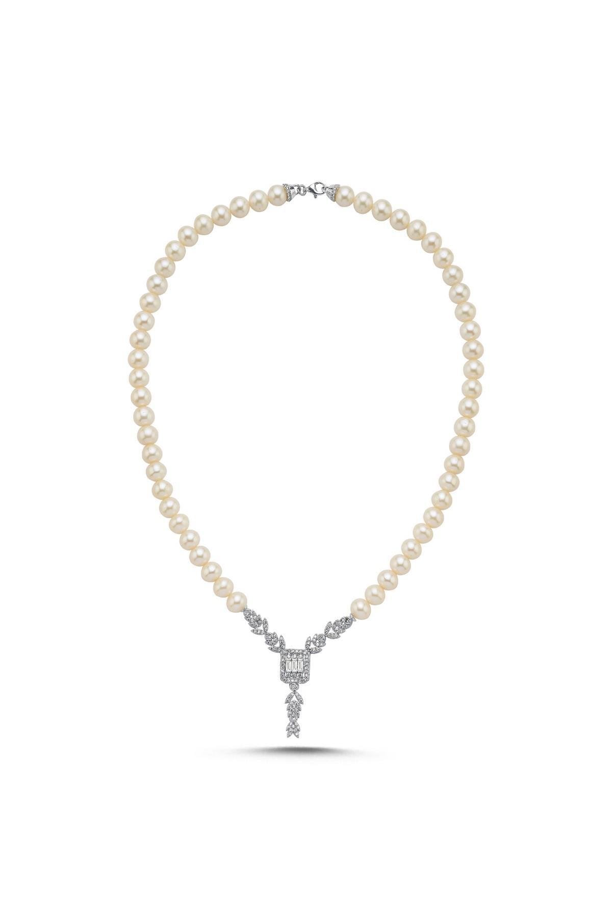 Baget Kesim Doğal İnci Kolye