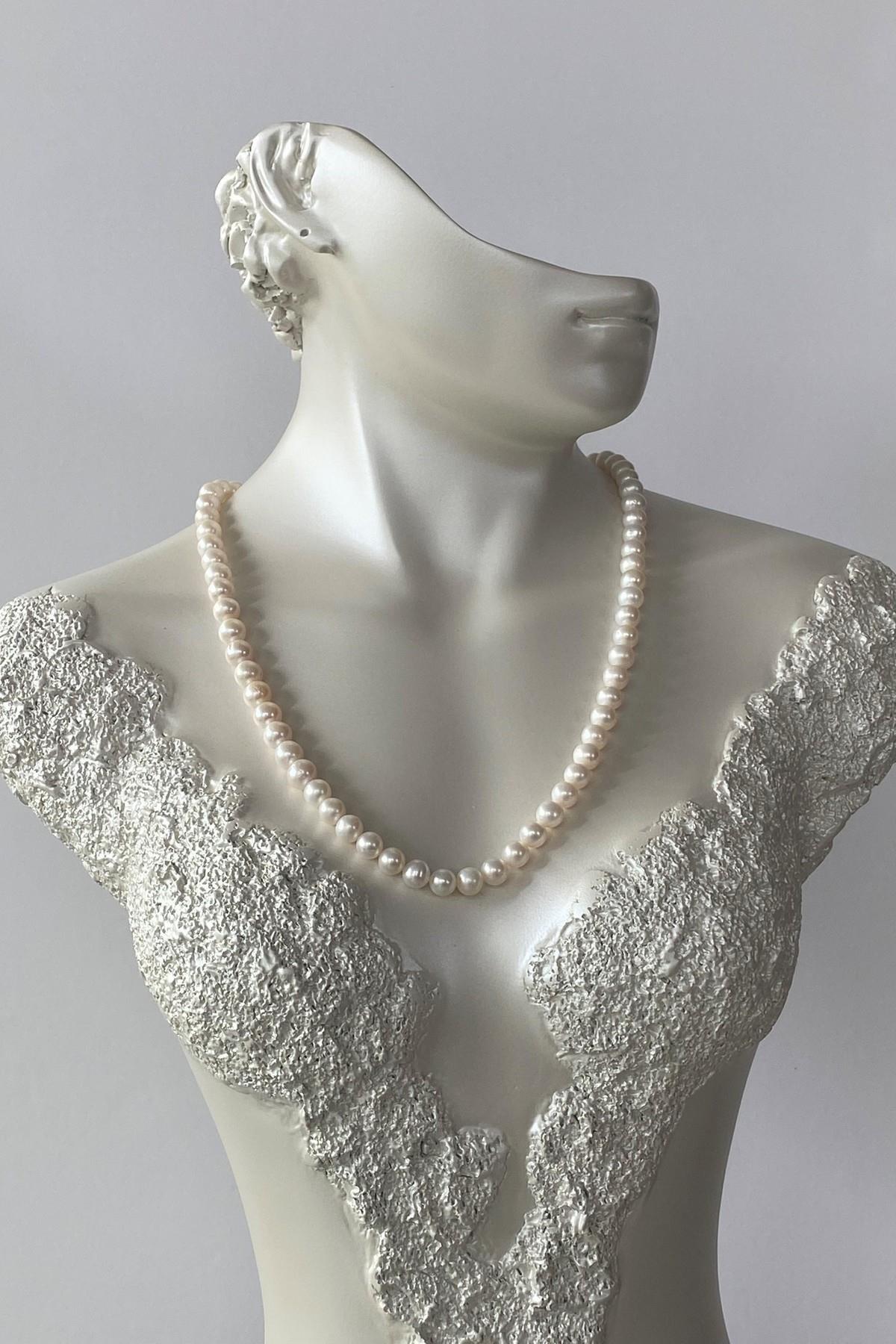 Doğal Tatlı Su İncisi Kolye