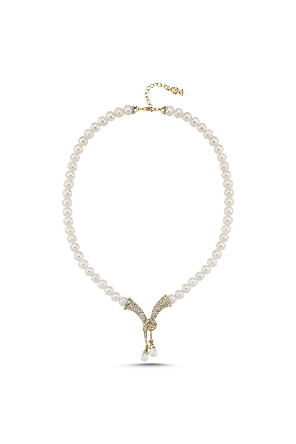 Fiyonk Doğal İnci Kolye