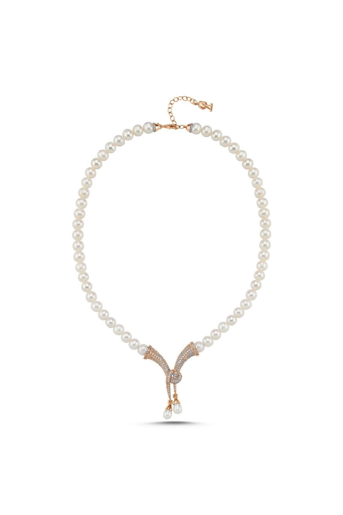 Fiyonk Doğal İnci Kolye