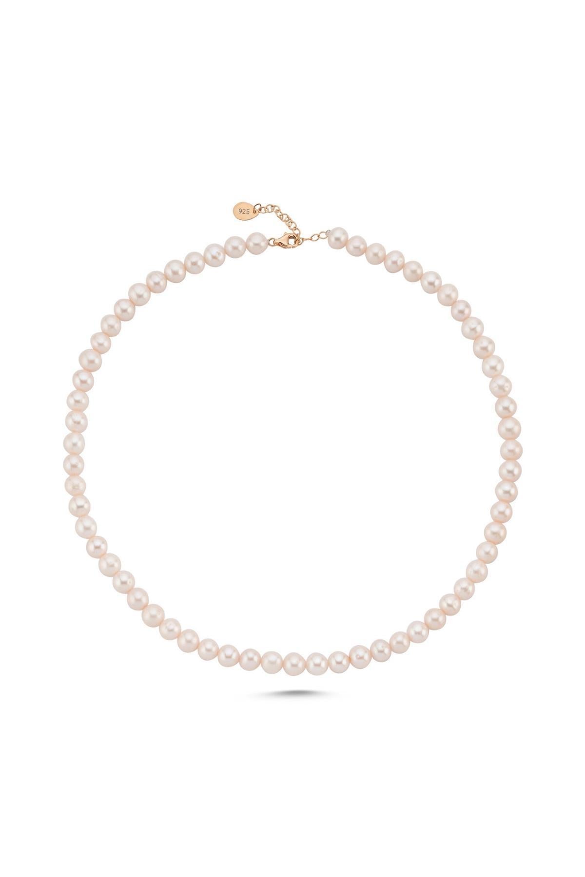 Sıralı Doğal İnci Erkek Kolye