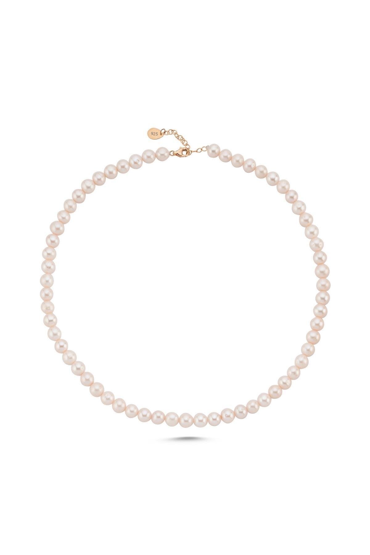 Sıralı Doğal İnci Erkek Kolye