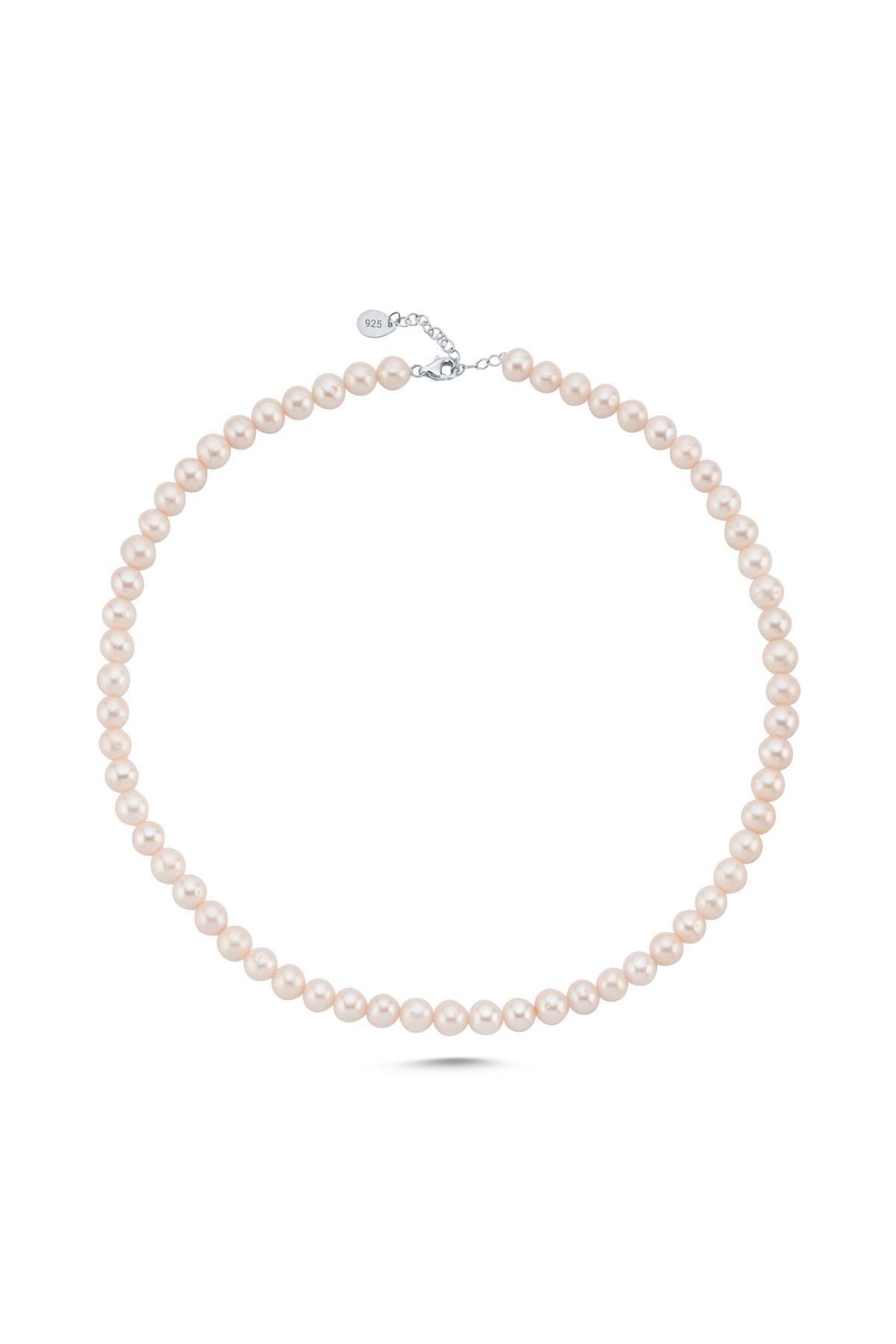 Sıralı Doğal İnci Erkek Kolye