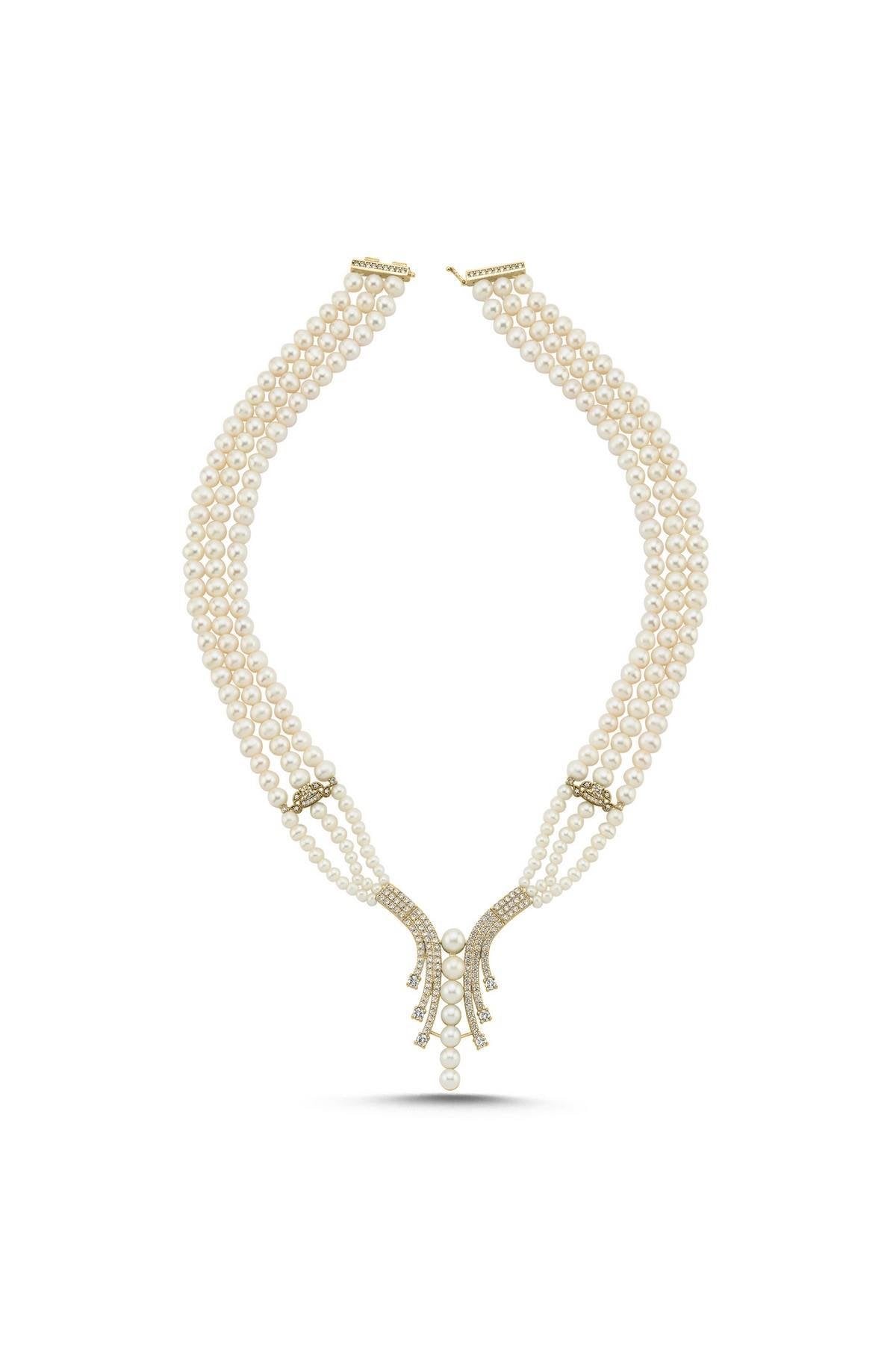 Su Yolu Doğal İnci Kolye