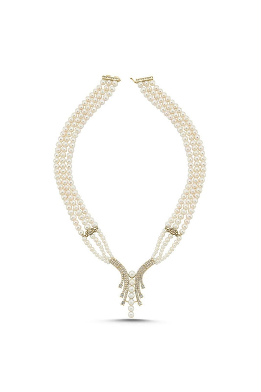 Su Yolu Doğal İnci Kolye