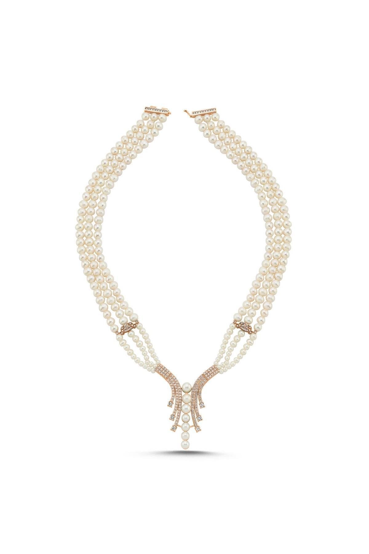 Su Yolu Doğal İnci Kolye