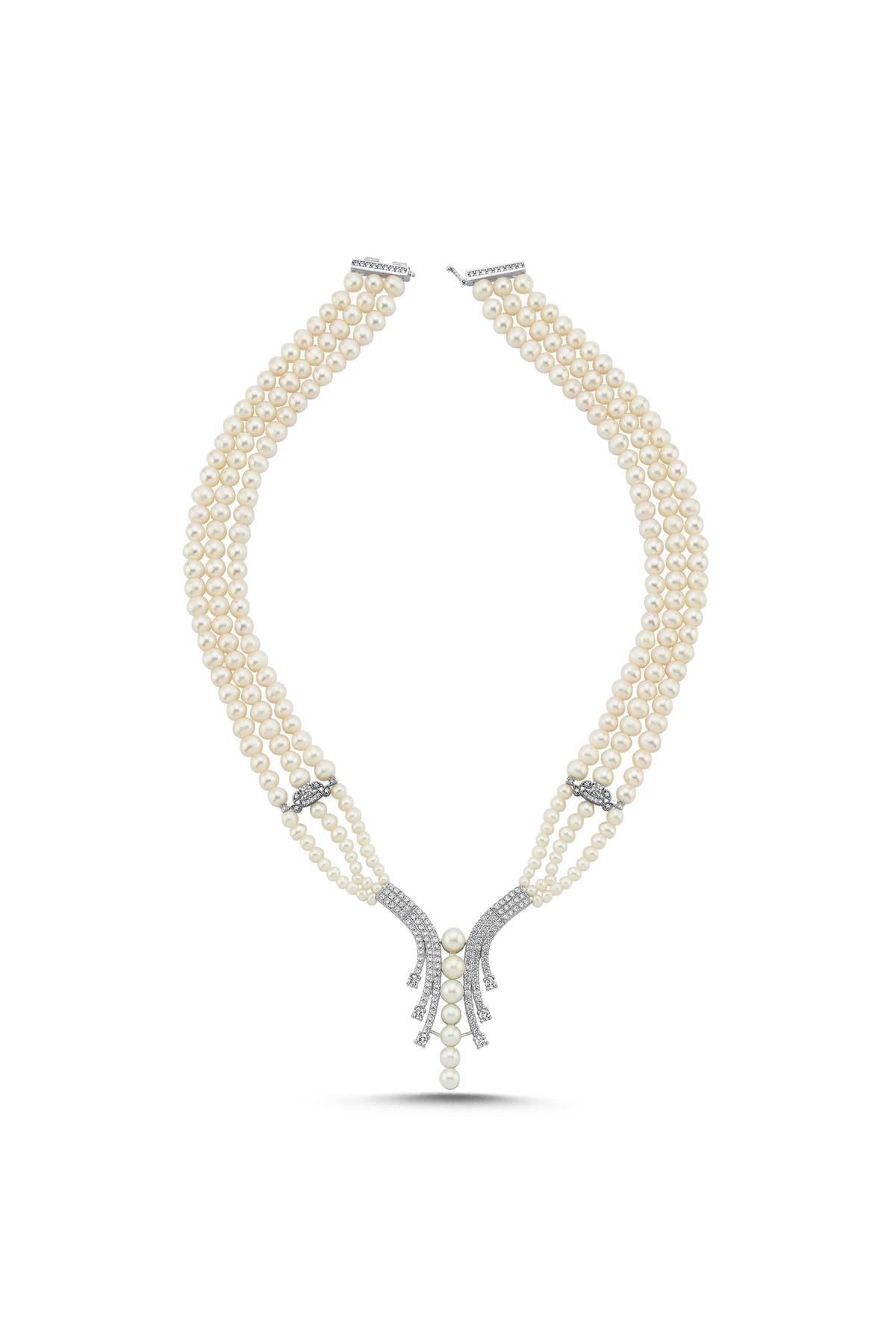 Su Yolu Doğal İnci Kolye