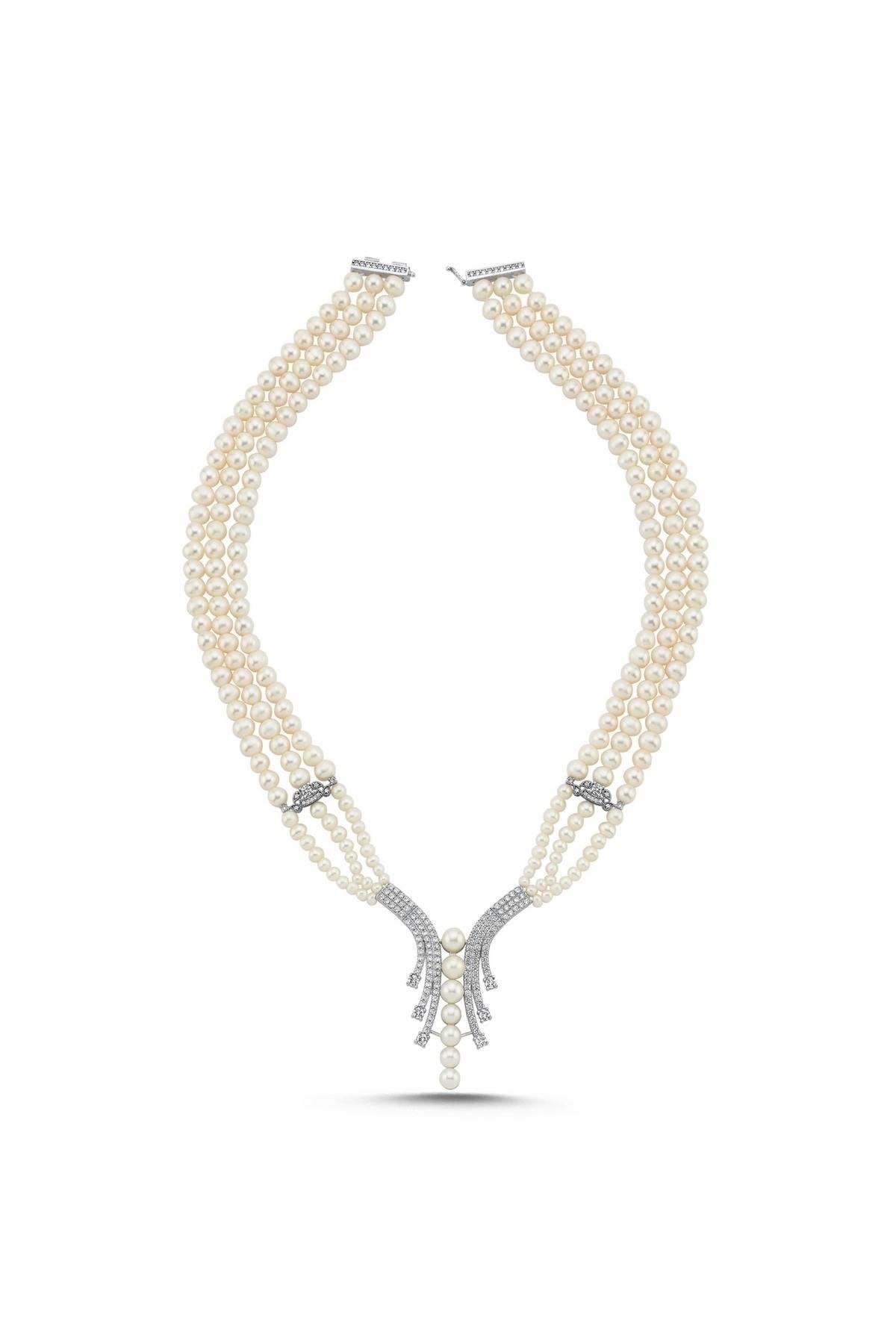 Su Yolu Doğal İnci Kolye