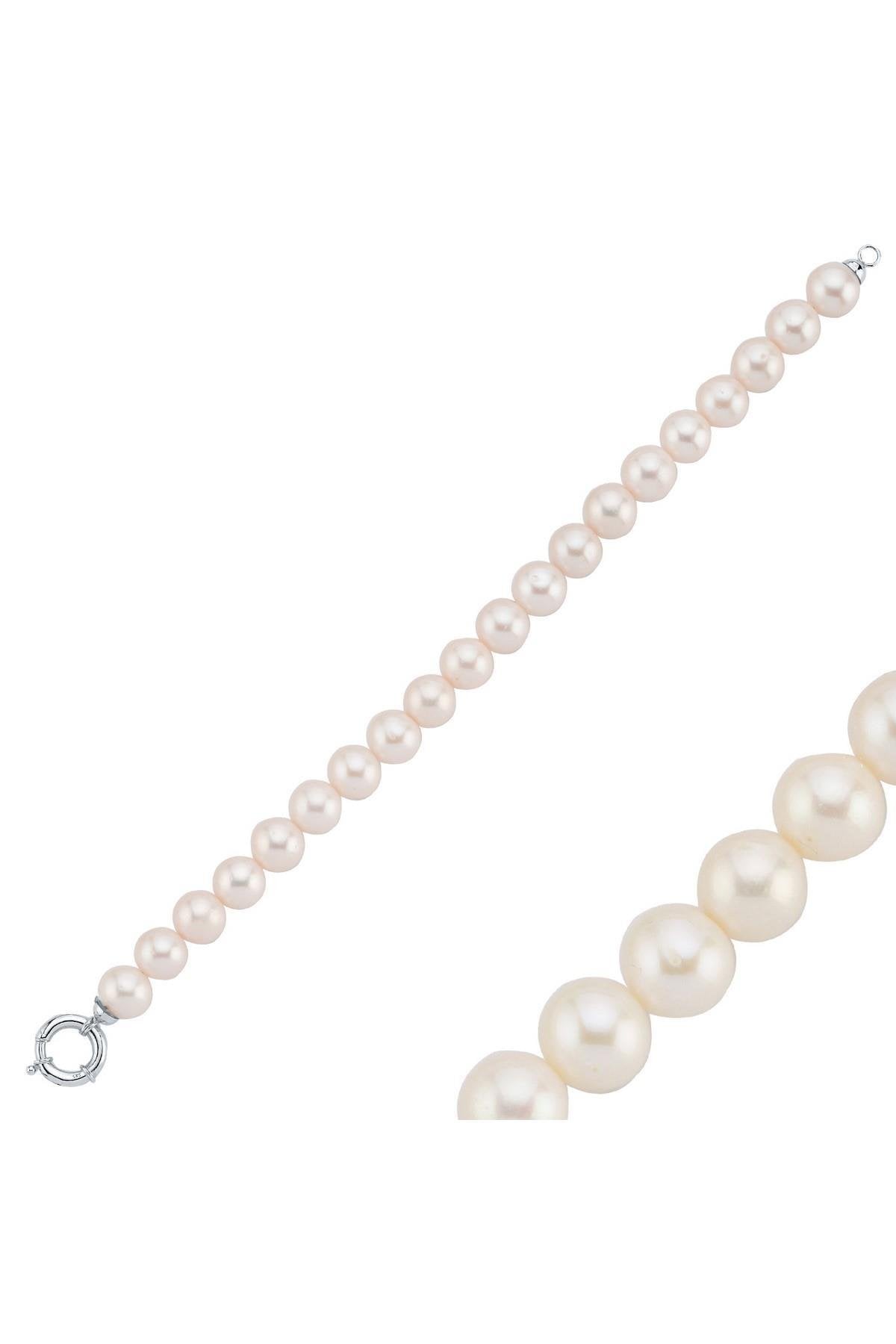 Gemici Kilit Doğal İnci Bileklik