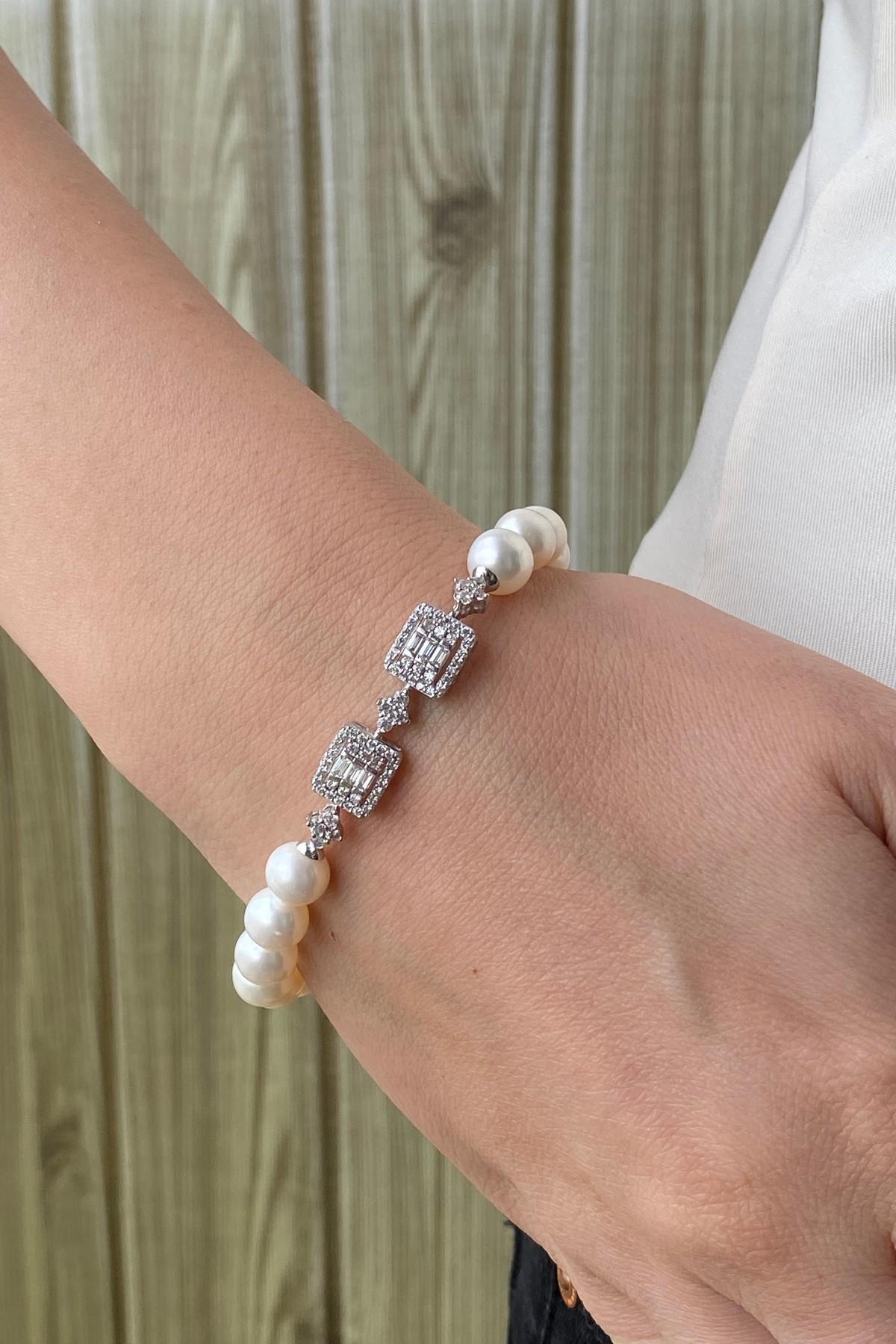 Baget Doğal İnci Bileklik