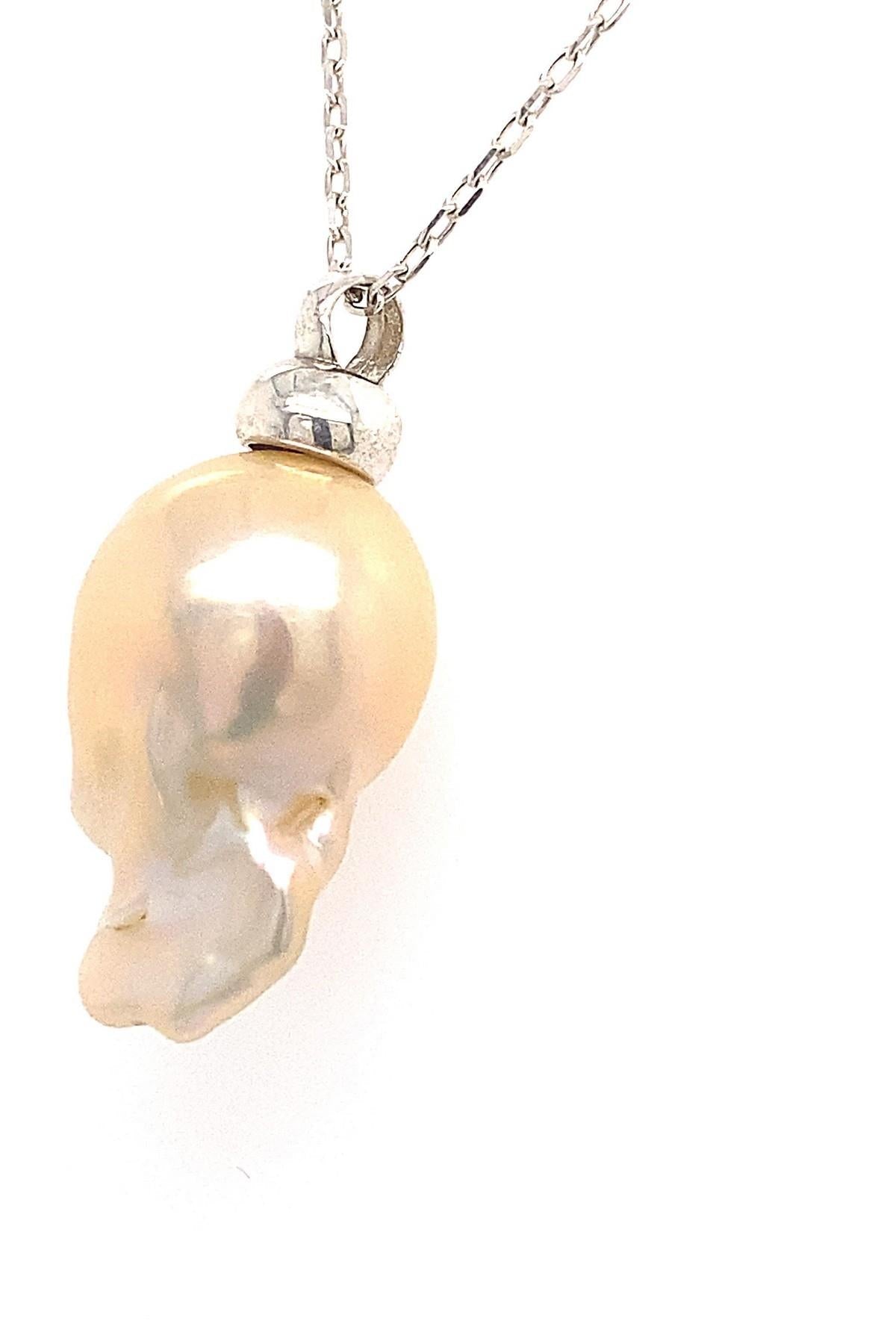 Barok Doğal İnci Kolye