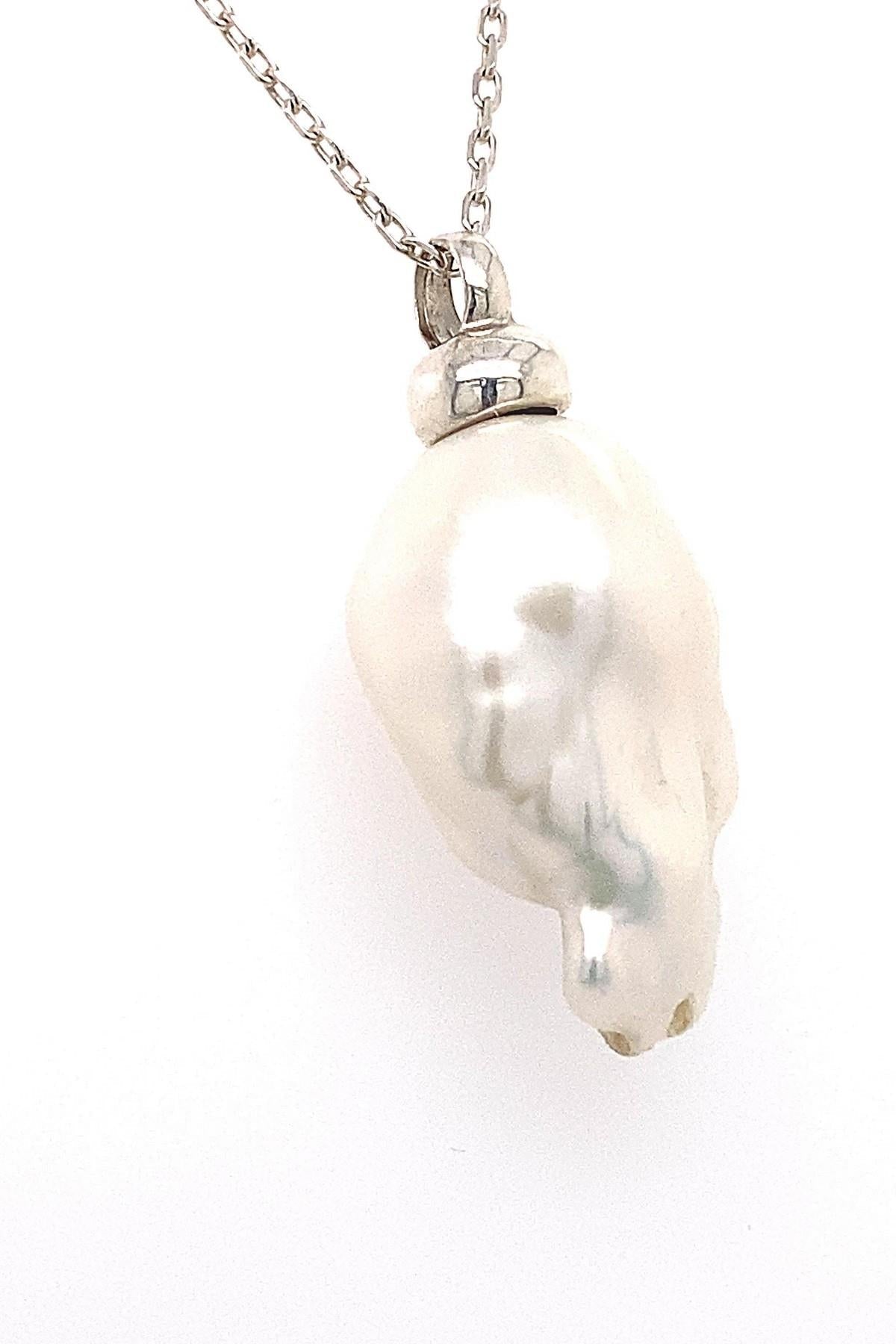 Barok Doğal İnci Kolye