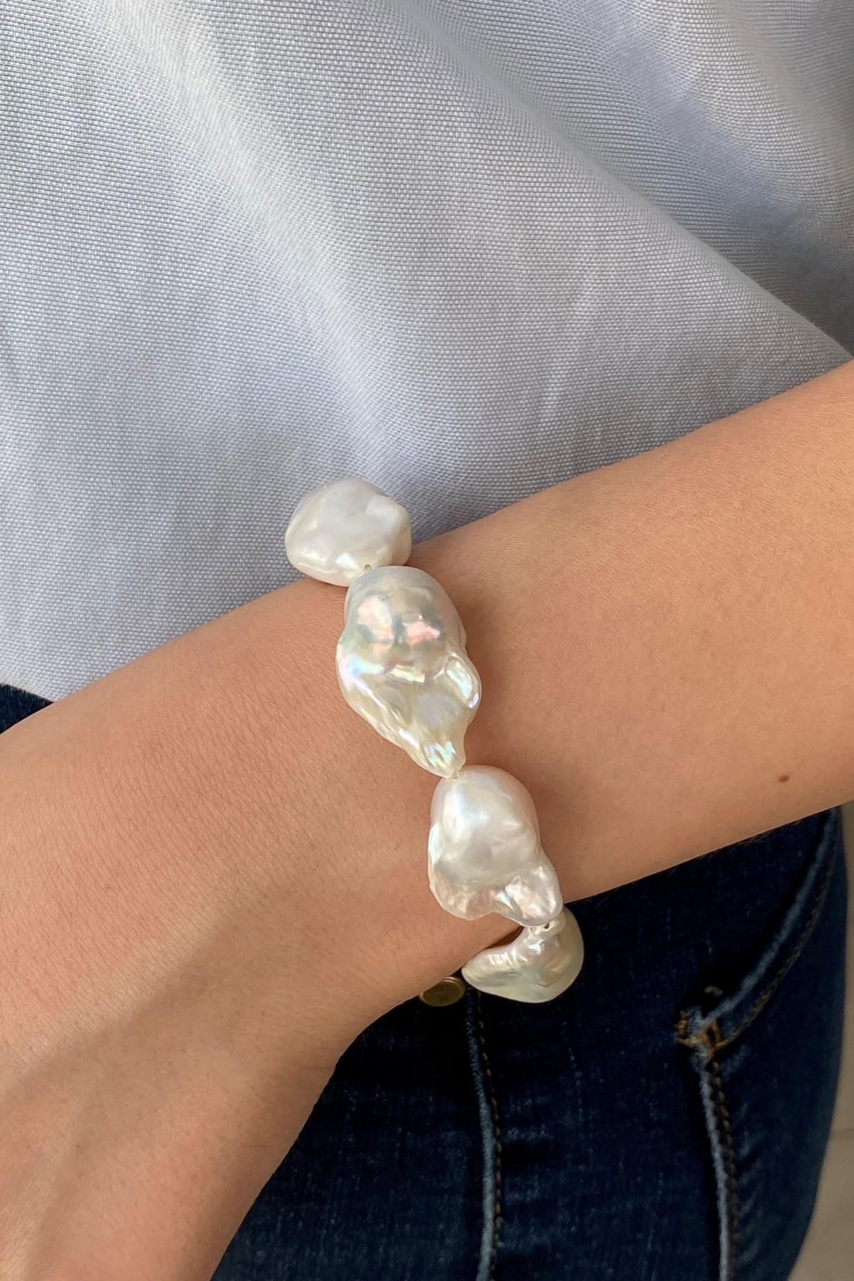 Doğal Barok İnci Bileklik