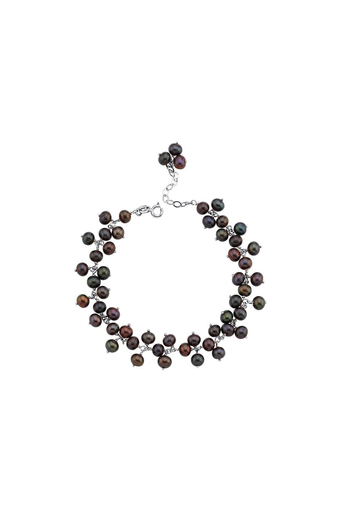 Doğal İnci Sallantılı Bileklik