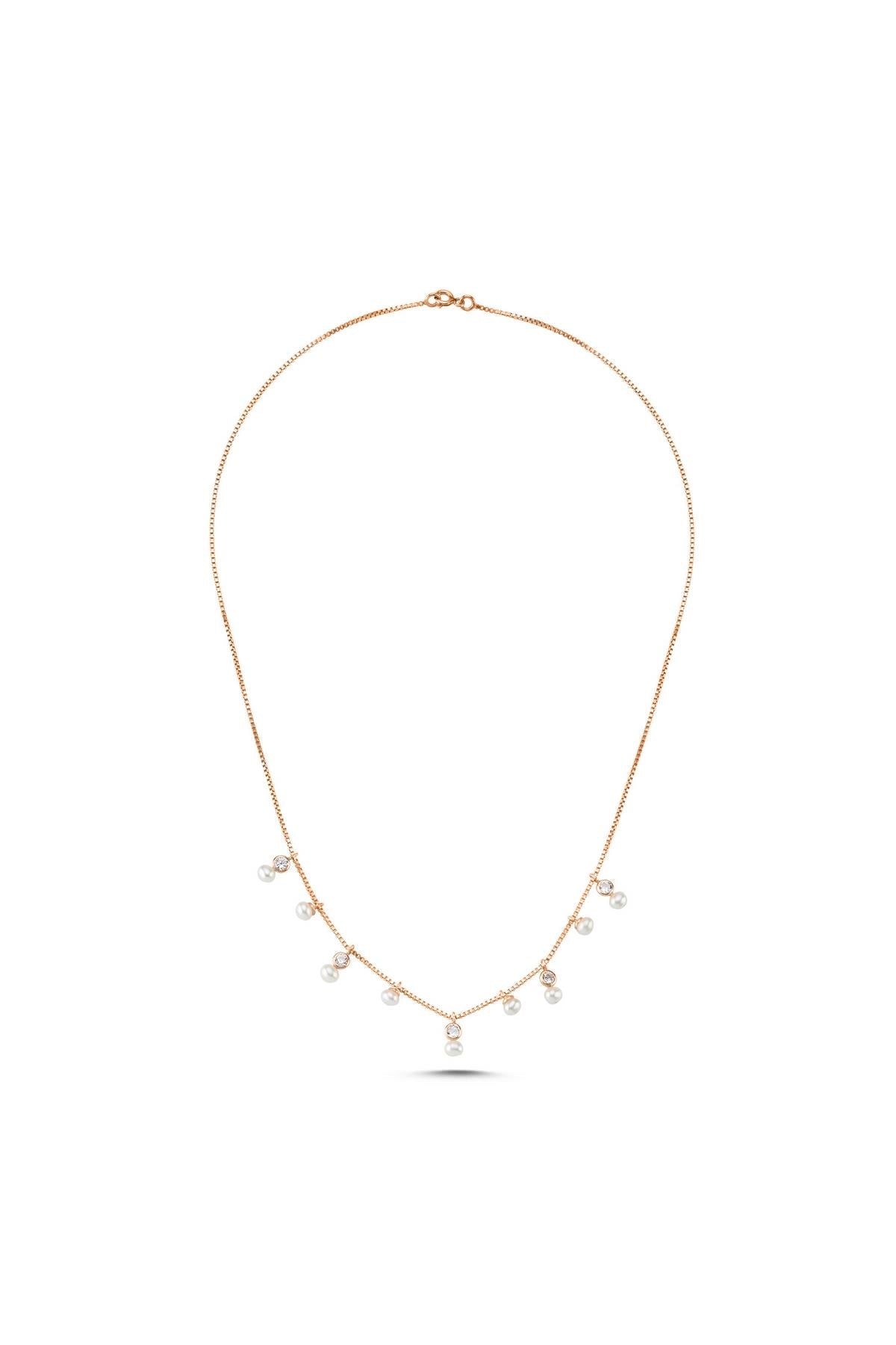 Doğal İncili Zarif Kolye