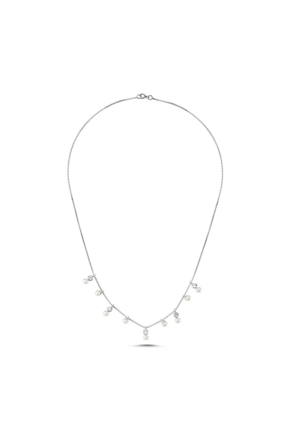 Doğal İncili Zarif Kolye