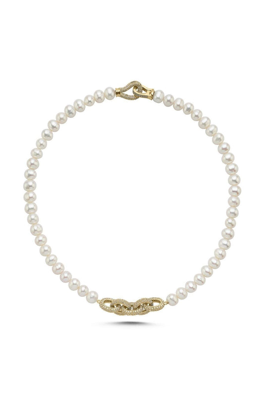 Doğal Tatlı Su İnci Kolye