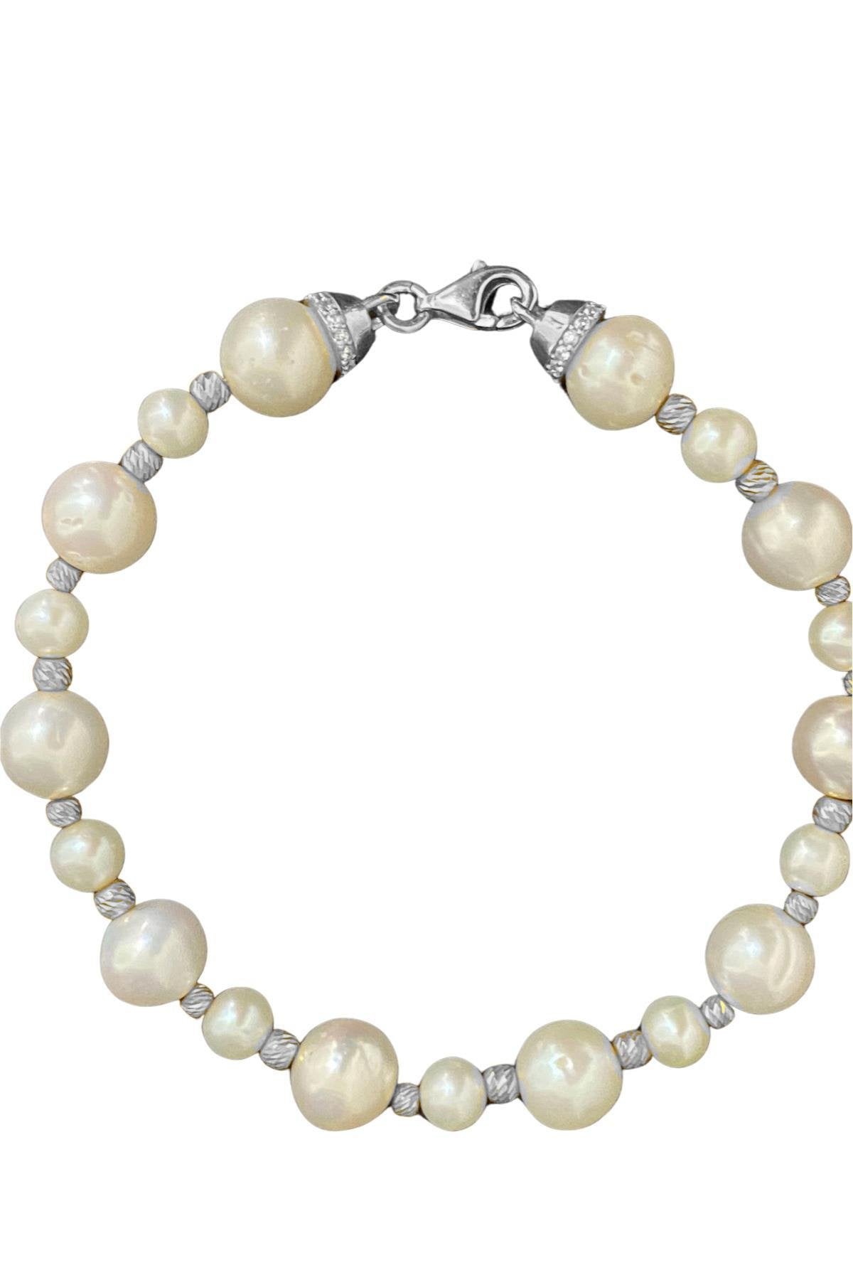 Dorika Toplu Doğal İnci Bileklik