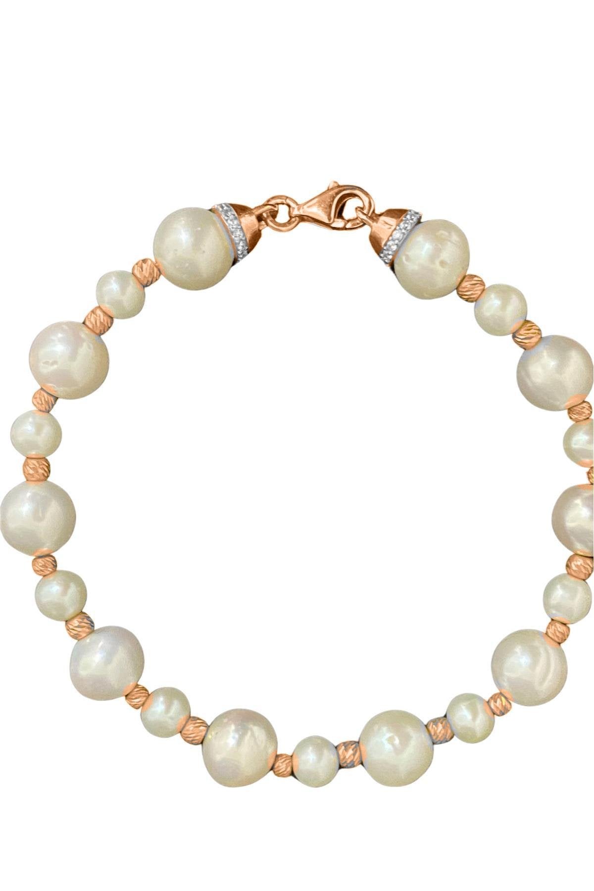 Dorika Toplu Doğal İnci Bileklik