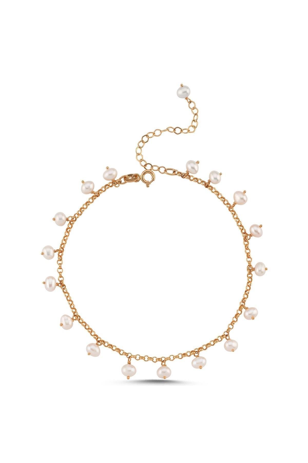 İncili Zincir Bileklik