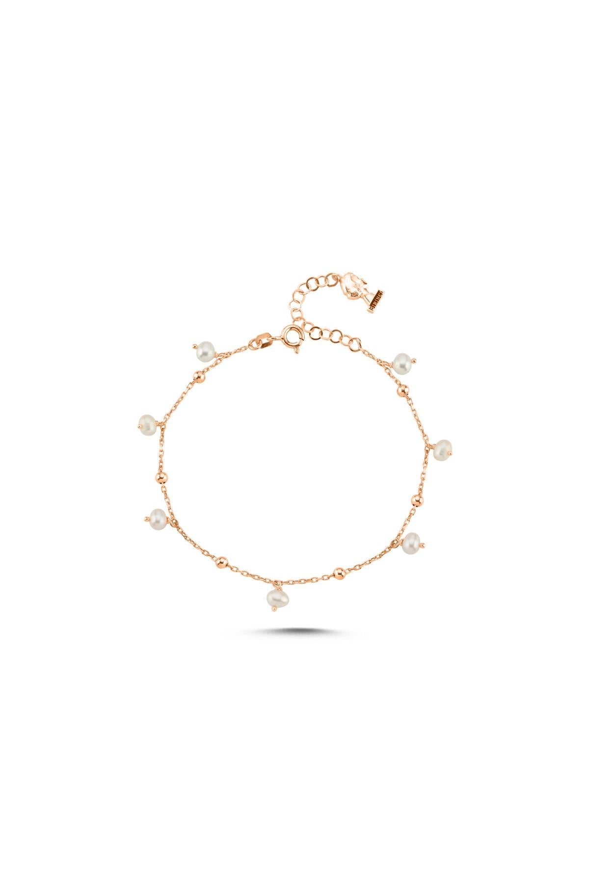 İncili Zincir Bileklik