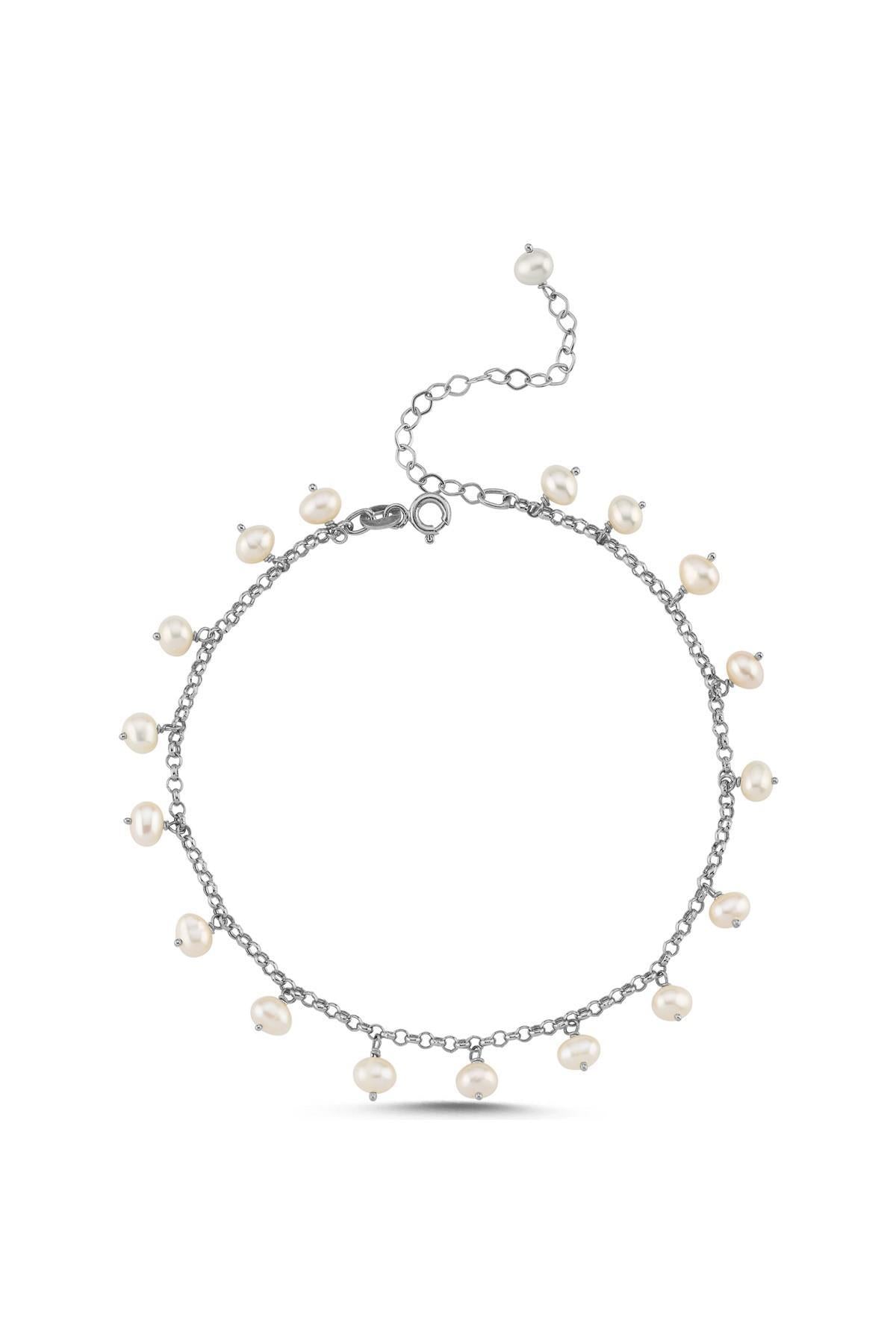 İncili Zincir Bileklik