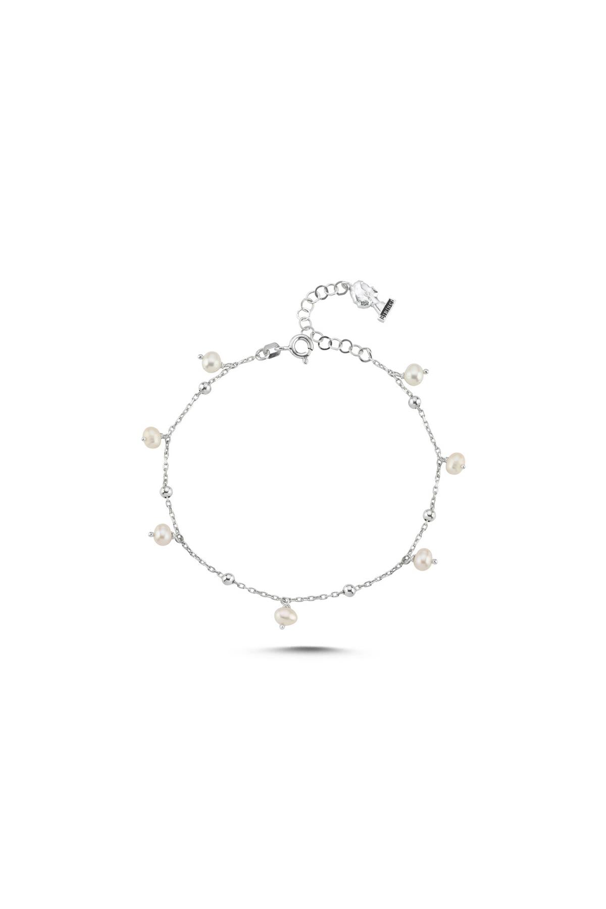 İncili Zincir Bileklik