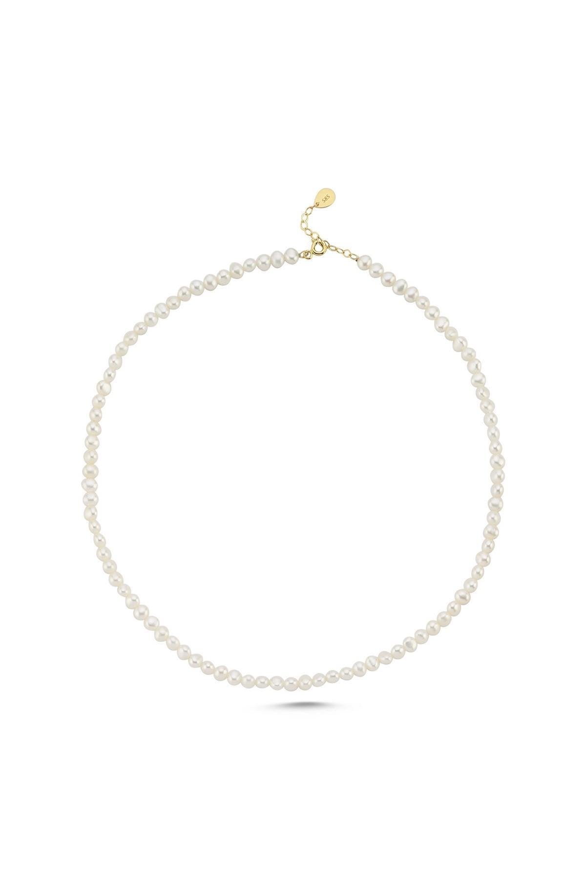 Sıralı Doğal İnci Kolye