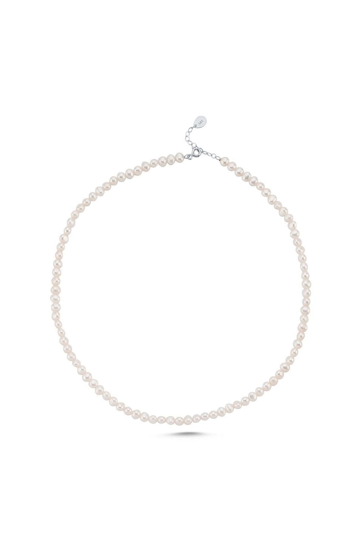 Sıralı Doğal İnci Kolye