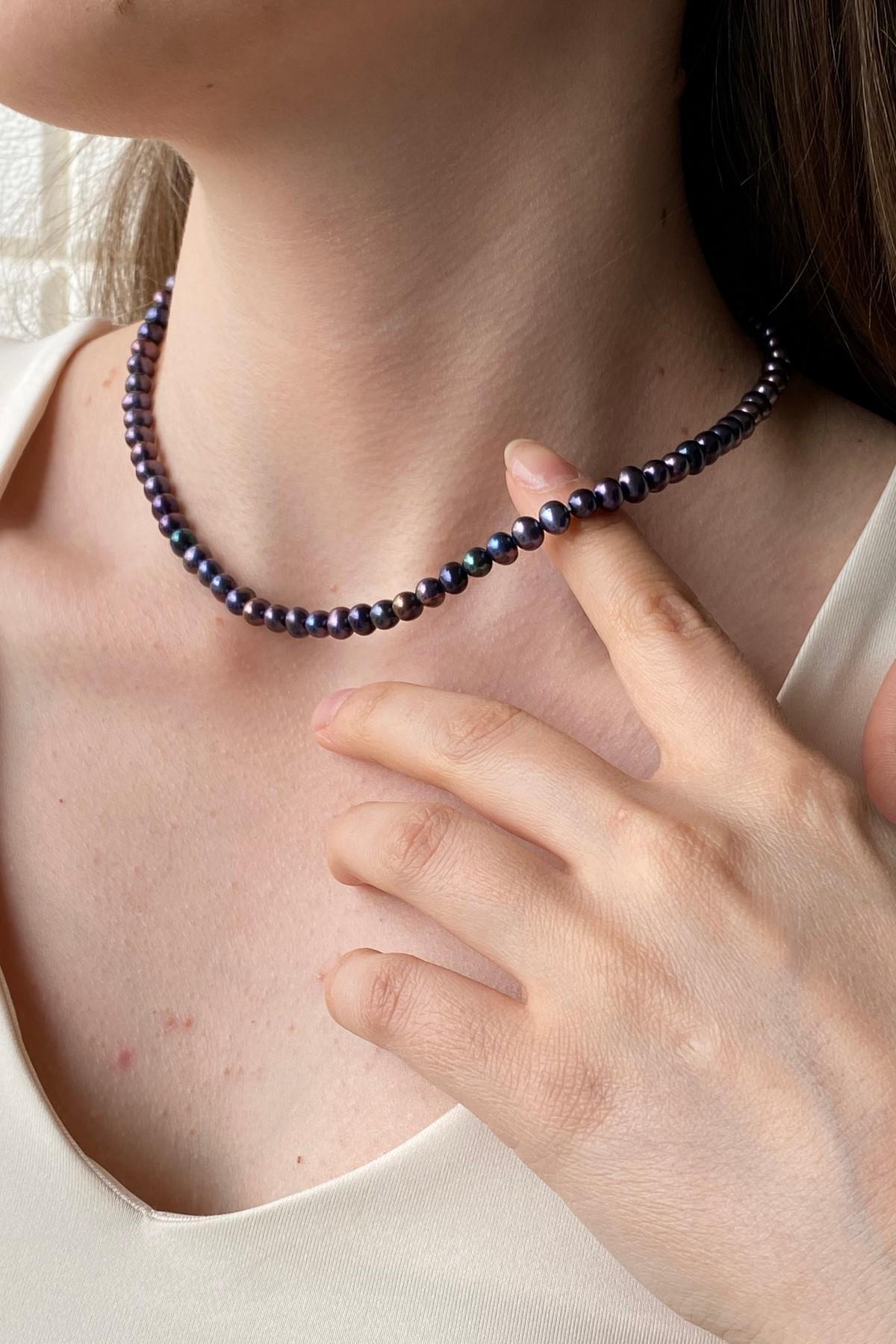 Sıralı Doğal İnci Kolye