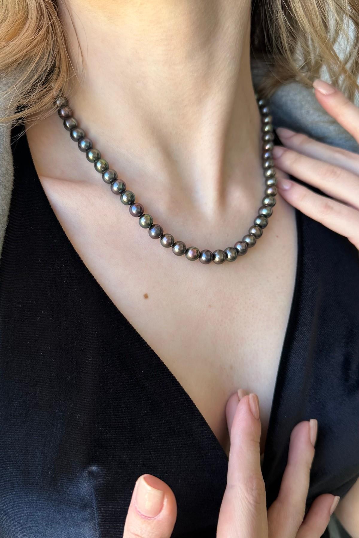 Sıralı Doğal Kültür İncisi Kolye