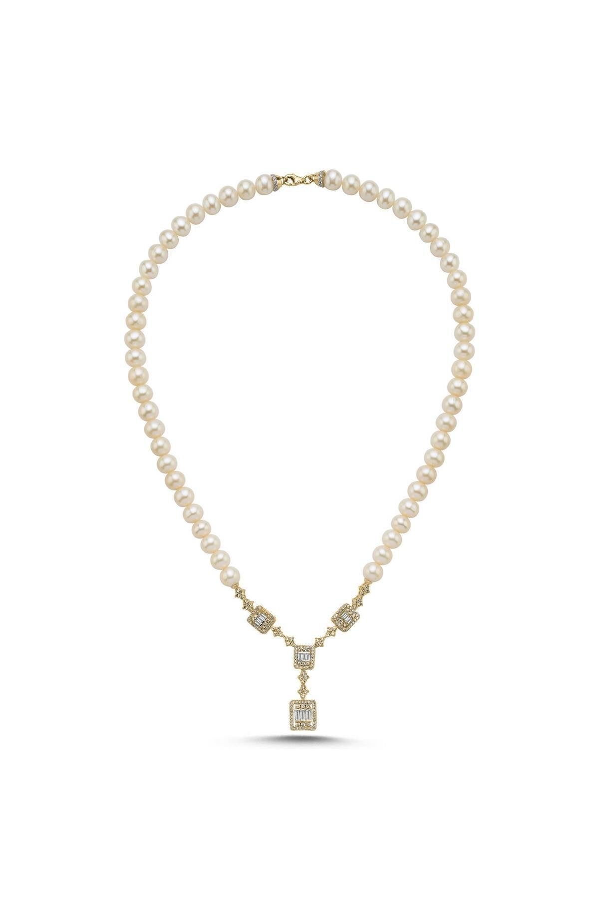 Baget Doğal İncili Kolye